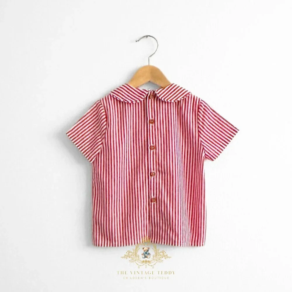NWT Handsome Boys Dress Shirt & Shorts 2 Piece Outfit Celebration Wear Suit 9M